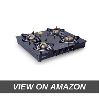 Glen Kitchen Glass Cooktop Gl 1043 Gt 4 Burner Stainless Steel Manual Gas Stove
