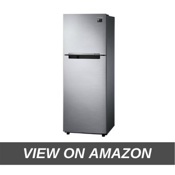 Samsung 253 L 2 Star Frost Free Double Door Refrigerator(RT28M3022S8, Elegant Inox, Inverter Compressor)