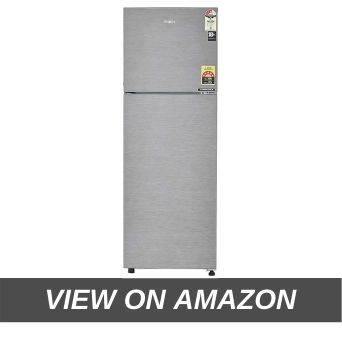 Haier 258 L 3 Star Frost Free Double Door Refrigerator(HEF-25TDS, Dazzle Steel_Brushline silver, Convertible)
