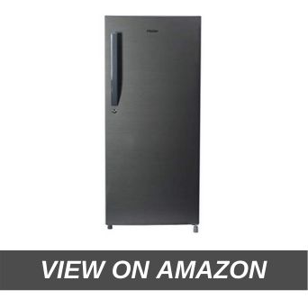 Haier 195 L 5 Star Direct-12.Cool Single-Door Refrigerator (HRD-20CFDS-E_ HED- 20CFDS, Brushline Silver_Dazzel Steel)