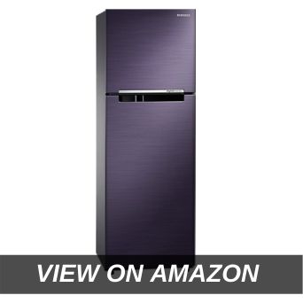 Samsung 253 L 2 Star (2019) Frost Free Double Door Refrigerator(RT28N3722UT_HL, Pebble Blue, Convertible, Inverter Compressor)