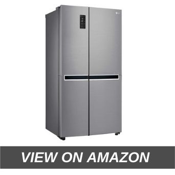 LG 687 L Frost Free Side-by-Side Refrigerator(GC-B247SLUV.APZQEBN, Platinum Silver, Inverter Compressor)